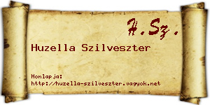 Huzella Szilveszter névjegykártya